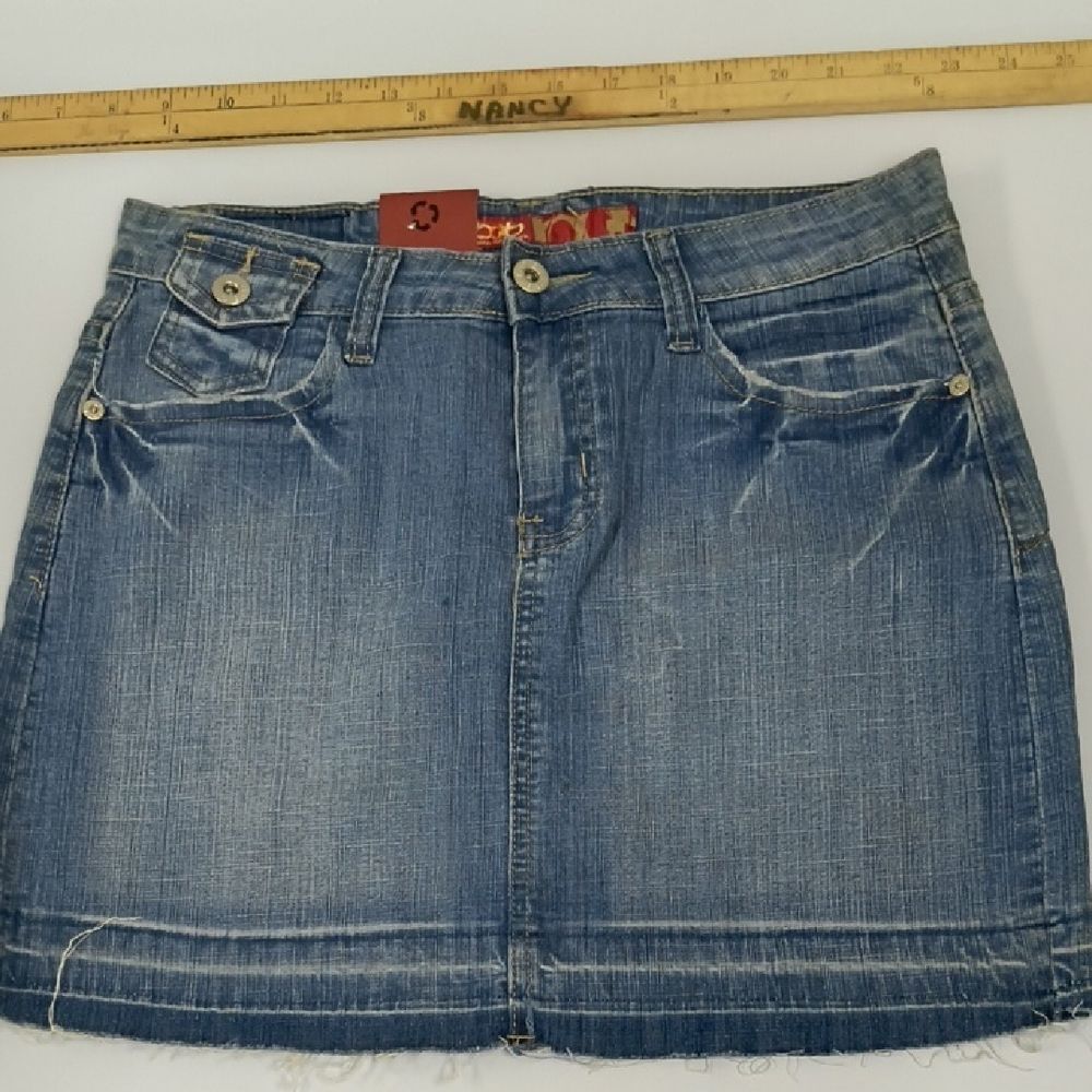 Denim Mini Skirt